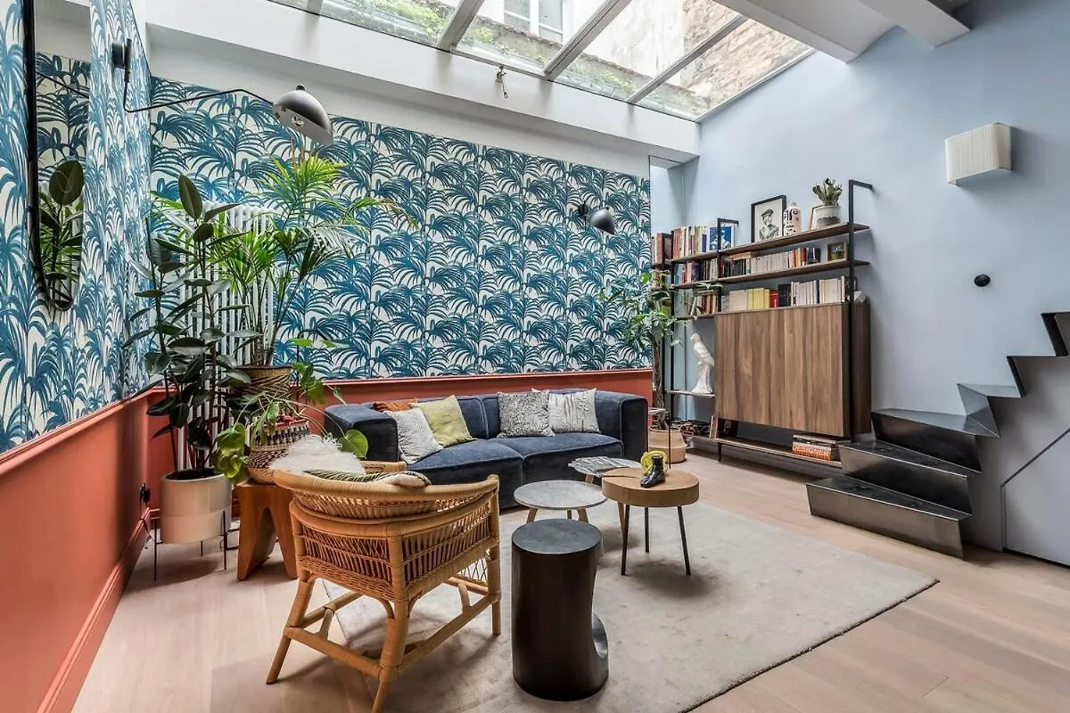 Jungle-Art - Duplex Tres Calme Et Cosy Apartment Lyon
